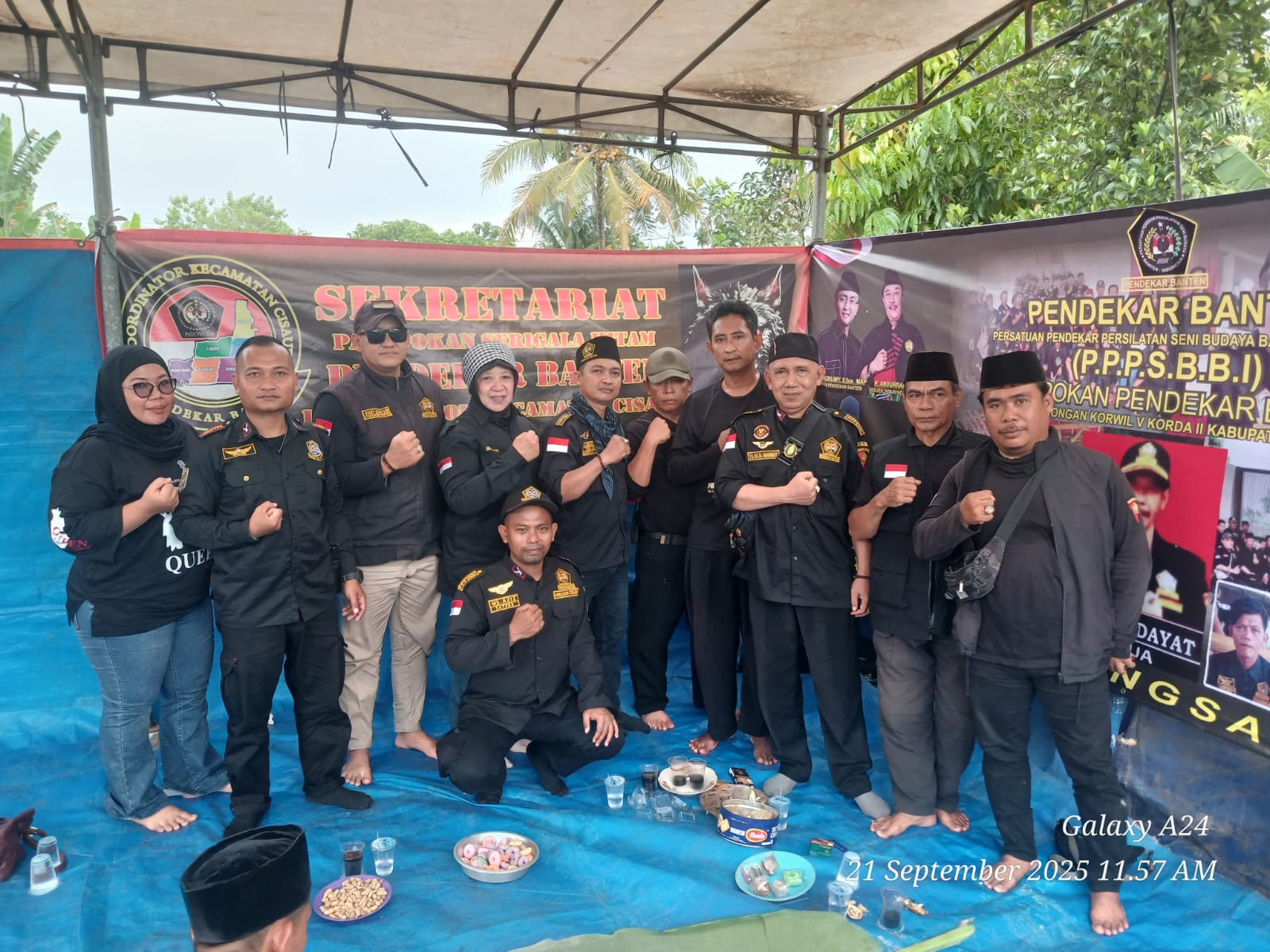 NAKHODA BARU PENDEKAR BANTEN KORCAM CISAUK FOKUS HIDUPKAN KEMBALI  AGENDA LATIHAN SILAT.